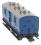 6 wheel full brake in NCB blue - Sold out on pre-order