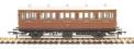 6 wheel 3rd in 504 LBSCR umber - with working lighting
