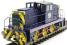 Janus bundle with 0-6-0 Janus diesel shunter in Allied Steel and Wire livery with three matching open wagons