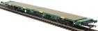 FEA-E intermodal wagon 641025 in Freightliner green with track panel carriers