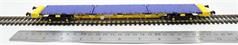 FEA-S intermodal wagon 640911 in GBRf/Metronet yellow with track panel carrier