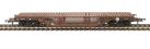 Warwell wagon 50t with diamond frame bogies DM748316 in BR brown with bolster deck conversion