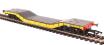 Warwell wagon 50t with diamond frame bogies ADRW96501 in BR engineers yellow