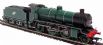 Irish N class 2-6-0 loco and tender in CIE green (unboxed)