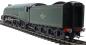 Class A4 4-6-2 unnumbered with double chimney and unstreamlined corridor tender in BR green with late crest 1958-1966
