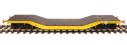 Warwell wagon 50t with diamond frame bogies ADRW96501 in BR engineers yellow