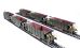 R6328B & 3 x R6328C BR Olive Green Sealion wagons (weathered) - Pack of 3
