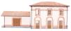 Small railway station with goods shed