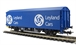Modified ZBX "Leyland Cars" ferry wagon ADB787183. HO with British couplings