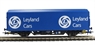 Modified ZBX "Leyland Cars" ferry wagon ADB787183. HO with British couplings