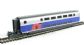 HST 'TGV Duplex' intermediate coaches of the French SNCF in blue & silver livery Epoch IV - Pack of 3