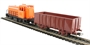 Blister pack of diesel loco and wagon