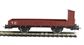 Flat wagon with brakemans cabin in FS brown livery