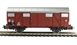 Closed wagon in DB brown livery