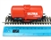 Rail cleaning wagon in Ultra Clean red livery