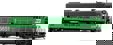 U28C GE 5651 of the Burlington Northern