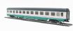 Express train 2nd class UIC-Z type coach of the Italian FS in XMPR Trenitalia livery Epoch V 