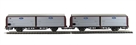 Set of 2 Covered wagons with sliding doors Ford type Hbis299