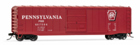 50' Sliding-door Box Car in Pennsylvania Railroad red - version 1 - running number TBC