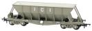 ICI Hopper wagon 3301 in battleship grey body, underframes & bogies. 1950s - 1973