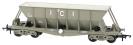 ICI Hopper wagon 19093 in battleship grey body, underframes & bogies with PHV TOPS panel (no backing). 1973 - 1992