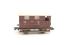 Brake van, diagram 20 in North Staffordshire Railway brown - scratch-built model on Peco chassis