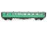 Bulleid semi-open brake third x2 S4221/S4222 and 1x Bulleid corridor composite coach S5781 Southern green - set of three 801 - built from Southern Pride kits