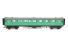 Bulleid semi-open brake third x2 S4221/S4222 and 1x Bulleid corridor composite coach S5781 Southern green - set of three 801 - built from Southern Pride kits