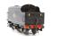Black 5 4-6-0 44687 with Caprotti valve gear and high running plate in BR black with late crest