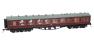 68' 12-wheel dining car 10440 in LMS crimson - professionally built and painted kit by D Lawrence & L Goddard