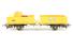 Pair of track maintenance wagons in Network Rail livery