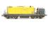 Pair of track maintenance wagons in Network Rail livery