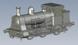 Bellerophon 0-6-0WT Black Steam Tank Locomotive (DCC Fitted)