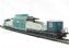 14 axle transformer transport wagon of the German DB in "SIEMENS" metallic blue livery Epoch V