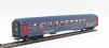 Epoch V set of 3 "sleeperette" coaches of the Swiss SBB in blue/violet livery