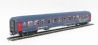 Epoch V set of 3 "sleeperette" coaches of the Swiss SBB in blue/violet livery