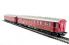 Set of 2 sleeping cars of the German DB in DSG red & yellow liver Epoch 3