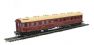Epoch II set of 2 express train sleeping coaches of the German DRG in red with Mitropa logo