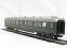 Saloon coach of the German DB in green livery Epoch 3