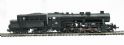 Class BR52 2-10-0 Steam loco of the Austrian OBB in black & red livery Epoch 3