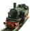 Class BR91 2-6-0 Tank loco of the German DRG in black & red livery Epoch 2