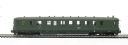 Diesel-Electric railcar set VT137 210 & VS145 140 of the German DR in green livery with eagle logo Epoch II 