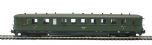 Diesel-Electric railcar set VT137 210 & VS145 140 of the German DR in green livery with eagle logo Epoch II 