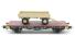 4-Piece Military Flat Car Set with Military Vehicle Loads
