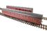 Pack of four GWR 'B' set coaches in BR maroon - "London Division"