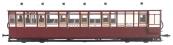 Lynton & Barnstaple brake third No.16 in L&B red and ivory - 1901 - 1922 condition