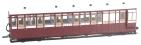 Lynton & Barnstaple brake composite No.15 in L&B red and ivory - 1901 - 1922 condition - Digital fitted - Sold out on pre-order