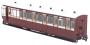 Lynton & Barnstaple brake composite No.15 in L&B red and ivory - 1901 - 1922 condition
