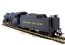American 4-6-2 Pacific steam loco & tender in Baltimore & Ohio blue livery