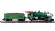 American 2-6-0 Mogul steam loco & tender in green Southern RR livery 145
